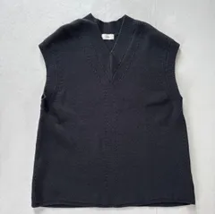 【美品】イエナ　IENA コットンニット　Vネックベスト　綿混