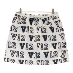 V12 LIVERY SHORTS 白黒総柄 XL ストレッチ ユーズド - メルカリ
