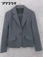 ◇ UNITED ARROWS　green label relaxing　 1B 長袖 テーラード ジャケット サイズ36 グレー レディース 【中古】 【1002801348809】