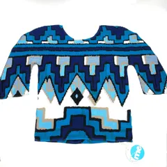 未使用保管品　me by ISEEY MIYAKE ミーバイ　イッセイミヤケ　プリーツ　Tシャツ　ブラウス　七分丈　エスニックのサムネイル