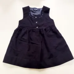 【ほぼ未使用】お受験⚫️familiar 紺色ワンピース 100cm ワンピース | ファミリア公式サイト