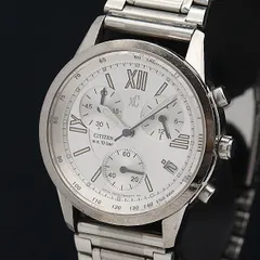 [稼働・精度確認済・美品]CITIZEN シチズン XC クロノグラフ 赤文字盤 CITIZEN - 最終価格☆CITIZEN シチズン XC クロスシー 電波時計
