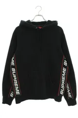 シュプリーム Text Rib Hooded Sweatshirt サイドロゴデザインプル ...