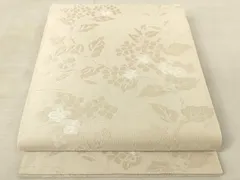 平和屋着物＊夏物　六通柄袋帯　紫陽花　銀糸　正絹　逸品　AAAV2294pf