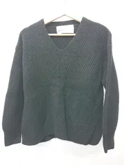 ◇ ⊆ green label relaxing UNITED ARROWS ウール 長袖 ニット サイズ表記なし ブラック レディース E  【1507010002264】