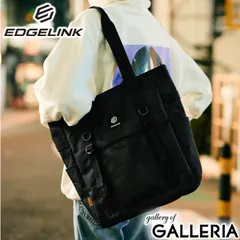 エッジリンク トートバッグ メンズ レディース 大きめ A4 EDGELINK 軽い 縦型 肩掛け ファスナー付き 通勤 通学 黒 18L HYPHENORM 60155 ブラック