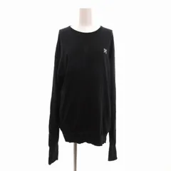 ユニフォームエクスペリメント uniform experiment ニットカットソー 長袖 刺繍ロゴ 3 L 黒 ブラック /TN 0917 ■GY03のサムネイル