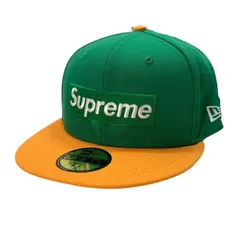 【中古美品】Supreme シュプリーム 2-TONE BOX LOGO NEWERA ニューエラ ボックスロゴ キャップ 帽子 【185-251004-gm-40-fuz】