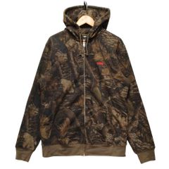 STUSSY ステューシー リーフカモ 裏地サーマル ジップパーカー 迷彩 サイズL 正規品 / 50638