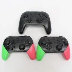 587)【ジャンク3個セット】Nintendo Switch 純正 Pro コントローラー HAC-013