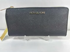 s25t-0561y【中古】【未使用】MICHAEL KORS　マイケルコース　ラウンドファスナー　長財布　レディース　35H3GTVZ3L