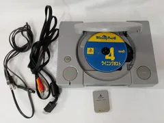 ♪プレイステーション1 SCPH-5500 本体+ケーブル+メモカ セット