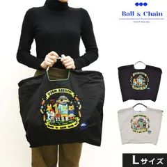 【送料無料】 【正規品】 Ball＆Chain ボールアンドチェーン B.UNIT.ARTWORK Lサイズ チームダズラー バッグ ボビーダズラー コラボ ショッピングバッグ エコバッグ 322103