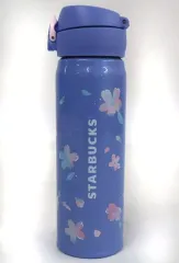 【中古】マグカップ･湯のみ SAKURA2023ハンディーステンレスボトルパープル500ml 「スターバックスコーヒー」 SAKURAシーズン2023第1弾 The SAKURA Beauty shining in the light