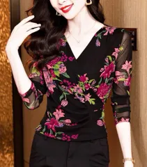 新品未使用 練習着☆ダンスパーティーにも エレガントな魅力引き立つトップス！日常使いも◎