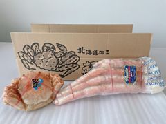 【専用箱でお届け】豪華二大蟹セット★ボイルタラバ700g＆北海道産毛蟹450〜500g 【送料無料】のサムネイル