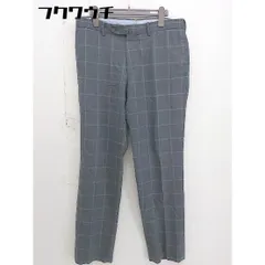 ◇ URBAN RESEARCH DOORS アーバン リサーチ ドアーズ チェック パンツ サイズ46 グレー ベージュ メンズ  【中古】 【1111170004916】