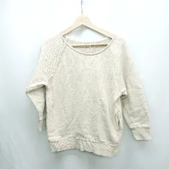 ◇ ⊇ BEAUTY&YOUTHUNITED ARROWS 丸首 長袖 カットソー サイズ表記なし ベージュ系 レディース E  【1501230047562】