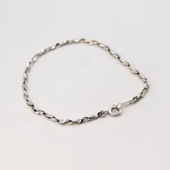 【研磨済】4℃ ブレスレット シルバー925 腕周り18.5cm  ヨンドシー