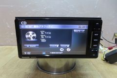 動作保証付★A1637/パナソニック ストラーダ　CN-RE03WD　SDナビ　地デジTVフルセグ　Bluetooth内蔵　CD、DVD再生OK