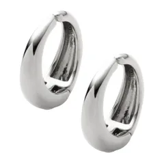 【B：シルバー×イヤリング】[Cream dot. クリームドット公式] カフイヤリング レディース カフ 金属アレルギー ニッケルフリー 両耳用  2way イヤーカフ イヤカフ バネ式 ヴィンテージ調 マット アーモンド型 大人 