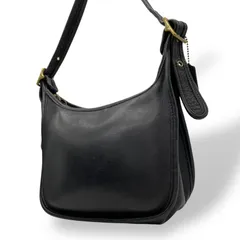 美品 COACH オールドコーチ☆ショルダーバッグ マシューヒーリー ブラック オールドコーチ ショルダーバッグ マシューヒーリー ブラック