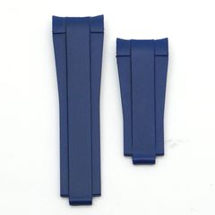 デッドストック CASSIS カシス TYPE RLX RUBBER 002 ロレックス用ラバーバンド ブルー メンズ バンド交換 25-M-875