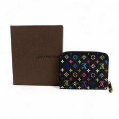 LOUIS VUITTON ルイヴィトン ジッピーコインパース コインケース レディース モノグラムマルチカラー M93740 美品