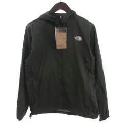 ザノースフェイス THE NORTH FACE タグ付き Swallowtail Hoodie パーカー ジャケット フルジップ ナイロン ロゴ プリント NP22202 緑 カーキ S
