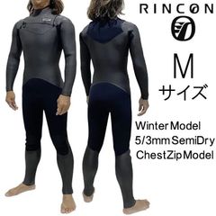2024-25年モデル Mサイズ メンズ Rincon リンコン ウェットスーツ 5/3mm セミドライ フルスーツ チェストジップ tmp-semi-cz