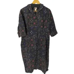ユーズドフルギ USED古着 {{PLUS KORELL}} 総柄 L/S ワンピース レディース 表記無 