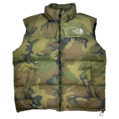 本日限定　美品　人気のカモフラ❤️ノースフェイス　ヌプシダウンベスト　迷彩 2025年最新】ノースフェイス ヌプシ ダウンベスト 迷彩の人気