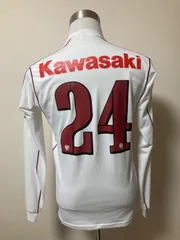 【asics】00年代 ヴィッセル神戸（A）長袖ユニフォーム24番【Jleague】