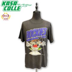 【LOONEY TUNES】ルーニーテューンズ MLB Colorado Rockies TAZ キャラ USA製 90’s Vintage Tシャツ XL