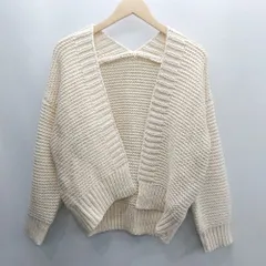 ◇ ⊇ N. Natural Beauty Basic ニット 長袖 カーディガン サイズM ホワイト レディース E  【1501230026864】