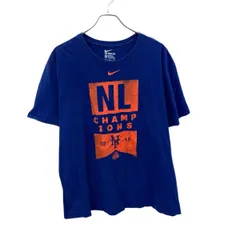 NIKE 半袖 プリントTシャツ 2XL ブルー プルオーバー ビッグロゴ スポーティー ナイキ 古着卸 アメリカ仕入 a705-5368
