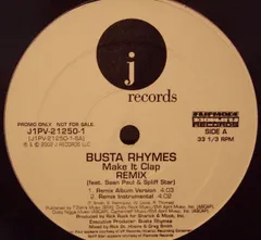 米12” Busta Rhymes Make It Clap (Remix) J1PV212501 J Records /00250のサムネイル