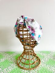 Vintage fabric turban 　　cross type　　D