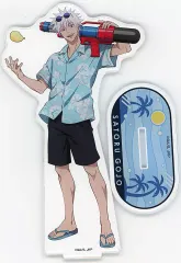 【中古】アクリルスタンド・アクリルパネル 五条悟 描き下ろしBIGアクリルスタンド 海ver. 「呪術廻戦 懐玉・玉折×ドン・キホーテ」