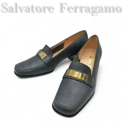 Salvatore Ferragamo サルヴァトーレフェラガモ ローファー パンプス ヒール イタリア製
