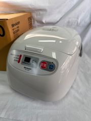 平成レトロ 未使用 SHARP  5.5合炊き炊飯器 KS-ZA10-H ライトグレー