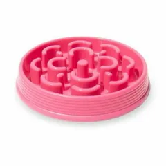 アボード ポリプロピレン樹脂 スローチャウ メダリオン フィーダー ピンク M PE24137381