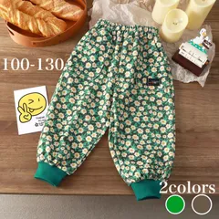 新品 キッズ 花柄ズボン コーデュロイ 肉厚 韓国風 韓国ファッション送料無料 匿名配送