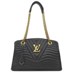 ルイヴィトン LOUIS VUITTON ショルダーバッグ ニューウェーブ チェーントート カーフレザー ノワール ゴールド金具 黒  M51496 TJ4158 【保存袋】【中古】