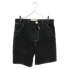 MARNI (マルニ) 23SS ステッチデザイン ロゴレザーパッチ ハーフパンツ ブラック PUMU0218A0のサムネイル