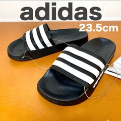 新品未使用 アディダス adidas アディレッタ 23.5cm シャワーサンダル ブラック 黒 スポーツサンダル 夏 海 プール