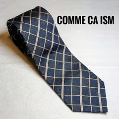 2:ネクタイ　COMME CA ISM 8.5㎝ ネイビー A 433　★