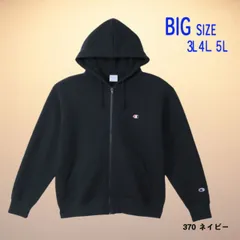 種類9：ネイビー/5L チャンピオン champion ビッグサイズ  フルジップパーカー スウェット3L 4L 5L C3-Y137L