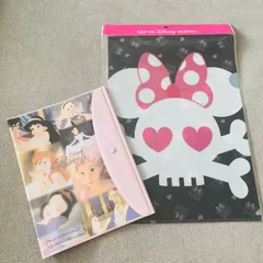 Disney ミニー クリアファイル プリンセス ブックカバー  セット