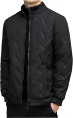 X-cross クロス 裏ボアジャケット メンズ 冬 アウトドア 秋冬 防風 オシャレ 防寒 保温 フルジップ スポーツ 作業服 長袖 大きいサイズ 韓国 裏フリース ブルゾン アウター 無地 裏起毛(ブラック,  M)